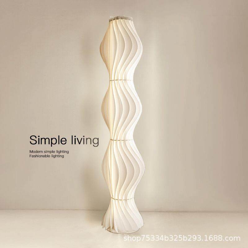 网红草裙落地灯客厅沙发旁装饰氛围灯卧室高级感轻奢落地立式台灯