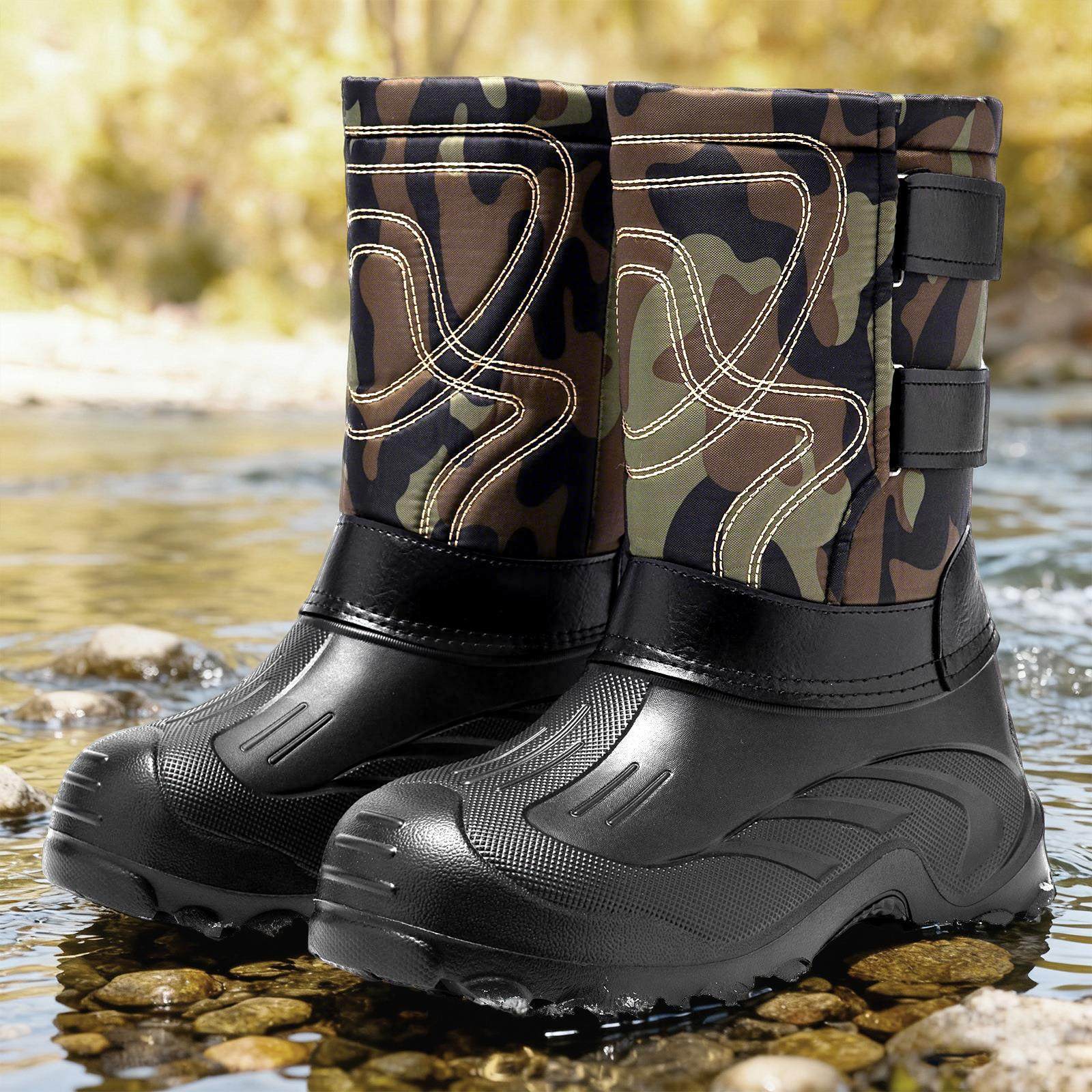 男鞋棉鞋冬季高筒雪地靴跨境加绒加厚棉靴防水防滑一脚蹬棉鞋,流行男鞋,棉鞋,淘宝优惠券,粉丝福利购,淘宝优惠卷