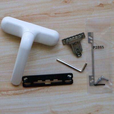 正品意大利吉斯五金内倒窗把手 GIESSE断桥铝执手 拔叉防误器一体