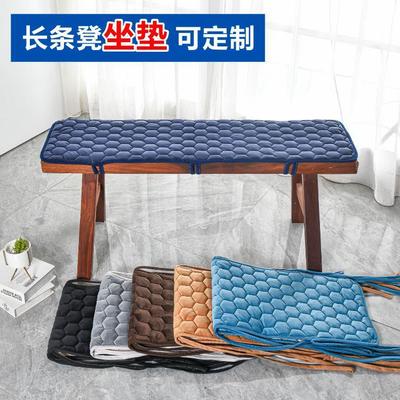 秋冬毛绒木长椅长凳坐垫长方形长条凳子凳垫长板凳软垫子防滑保暖