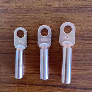 DT铜鼻子接线端国标非标镀锡堵油接头紫铜线耳线平方高压电缆攒铜