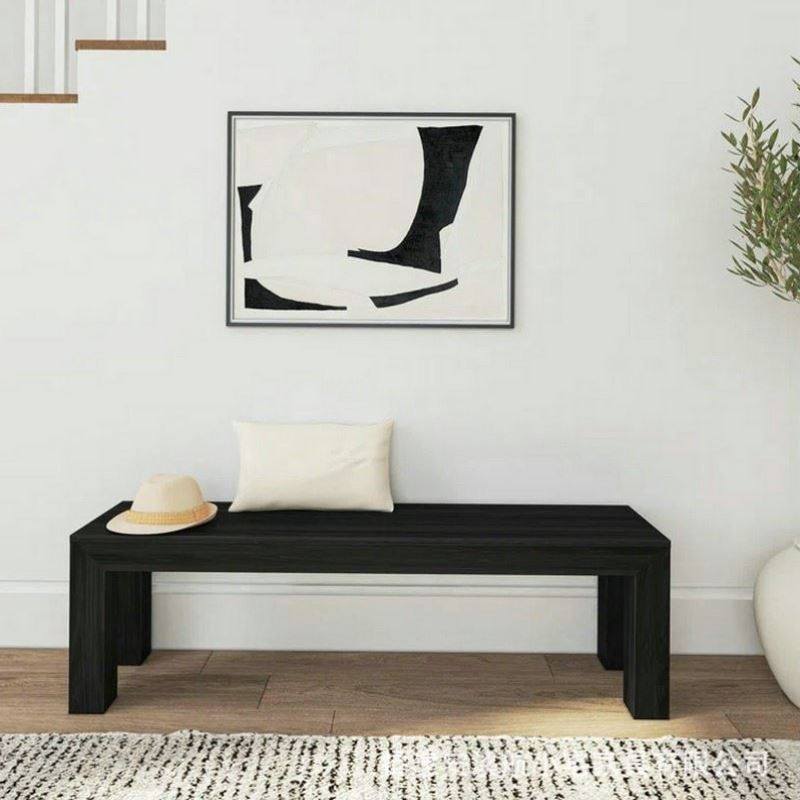 北欧实木长凳子设计师个性家具简约现代家用换鞋凳休息穿鞋凳餐凳