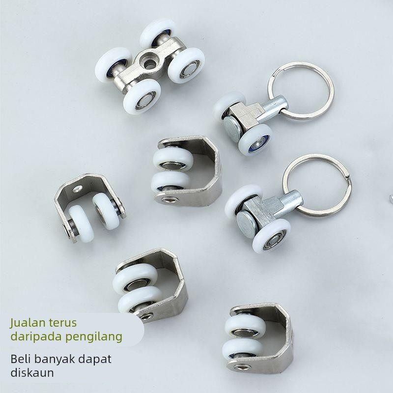 c30吊轨吊轮大棚轨道滑轮不锈钢吊滑推拉门滑轨全套工业移门滑槽