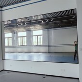 专业定制高清g无铜超白镜照人显瘦镜子舞蹈房镜子灯光镜子灯带镜