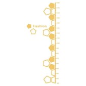 m111 五角大楼高度贴纸几何图案组合创意儿童高度贴纸亚克力墙贴
