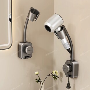 吸盘吹风机支架懒人解放双手吹风机挂架浴室吹风机架子免打孔置物