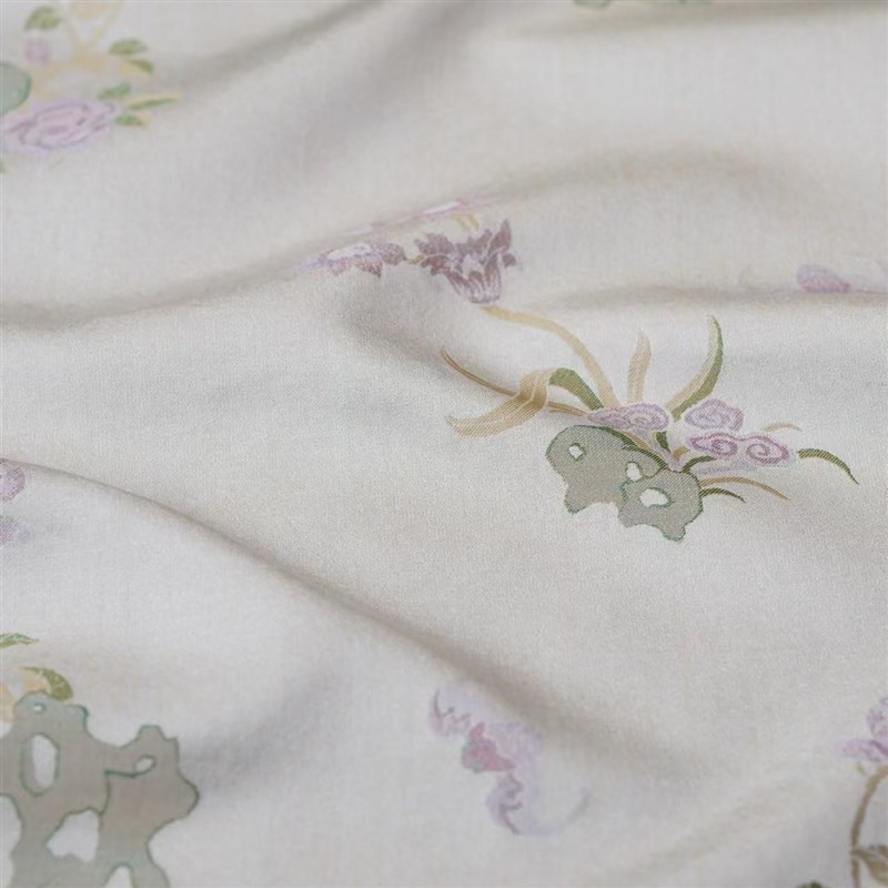 上久楷宋锦-山石牡丹螺钿面料(面料无质量问题不退货)