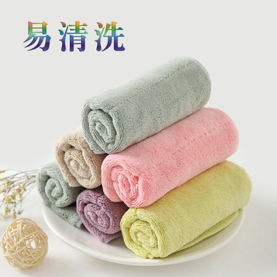 阿水大杯茶双层洗碗巾吸水不掉毛抹布毛巾奶茶店专用吧台咖啡馆厅