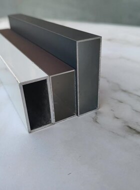 黑色灰色铝合金方管20x30 20x40 20x50白色烤漆木纹铝方通