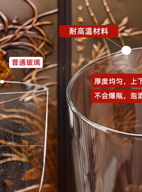 耐高温硼硅大容量泡酒玻璃瓶带龙头50斤.60.100斤广口酒罐专酒坛