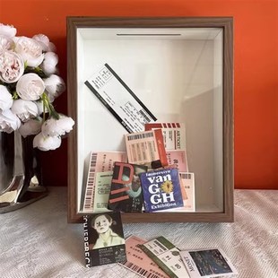 票根相框火车票演唱会景区门票电影票旅行车票记录收纳收集收藏册