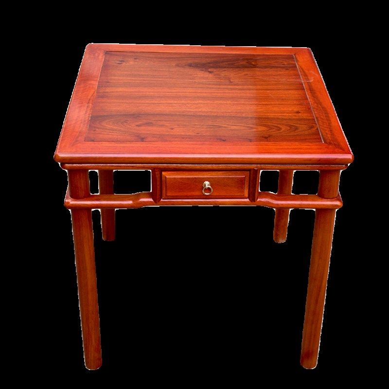 花梨木小四方桌正l方形家用打牌桌红木吃饭桌子八仙桌实木中式餐