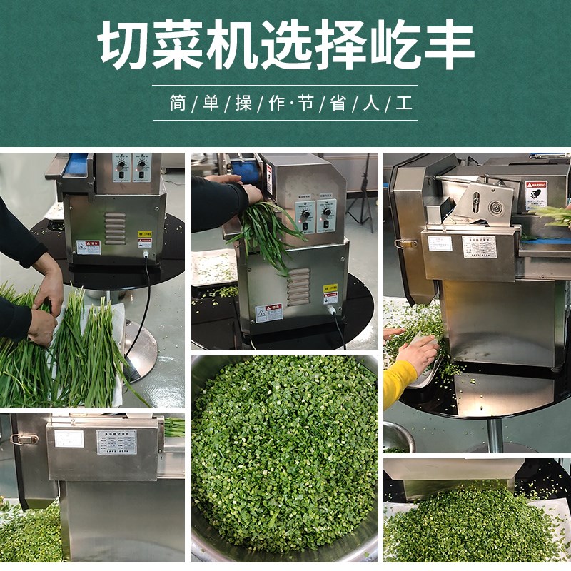 多功能全自动小型商用电动切菜机厨房食堂用切Q韭菜切葱花酸菜切