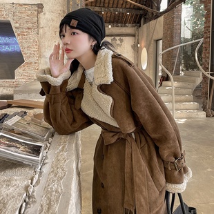 皮毛一体 主推 长款 外套 K259 现货 P185 爆款