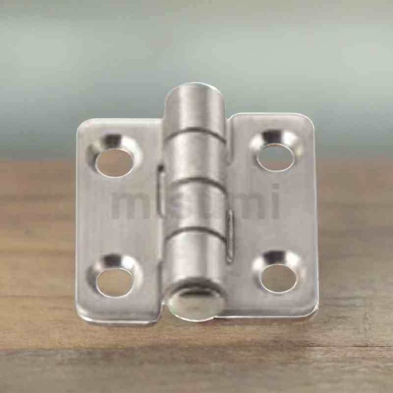 同米思米C-SHHPS37不锈钢蝶形铰链合页 工业设备门活叶平型铰链系