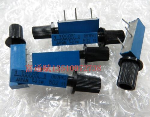 原装日本TOCOS高精密多圈电位器RJC097PK2 B502 5K配帽现货