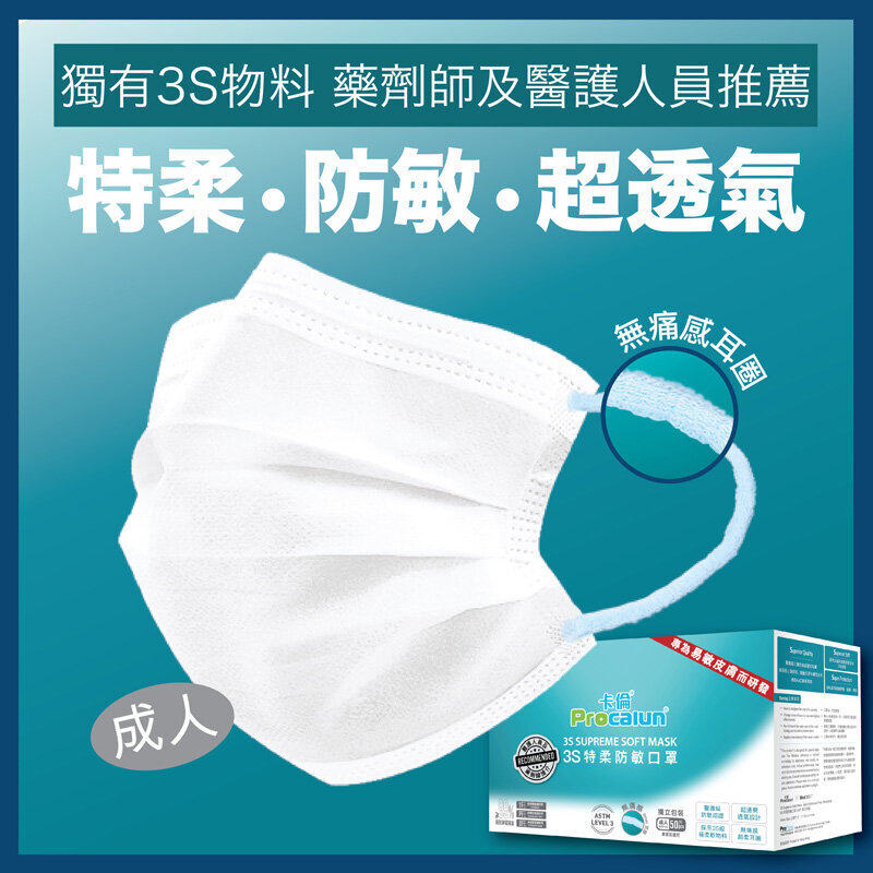 Med360+50只装口罩进口独立装防粉尘雾霾一次性防雾医疗防护口罩