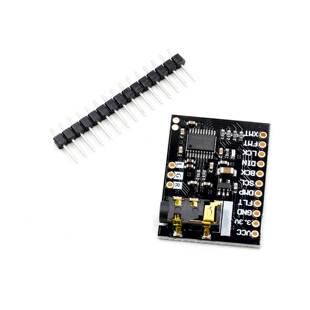 PCM5102A模块PCM5102A DAC声卡板pHAT 3.5mm立体声插字音频模块