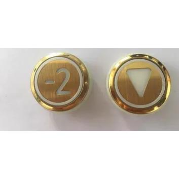 通力按钮/通力电梯按钮/表贴式钛金圆按钮/KDS50/当天发货