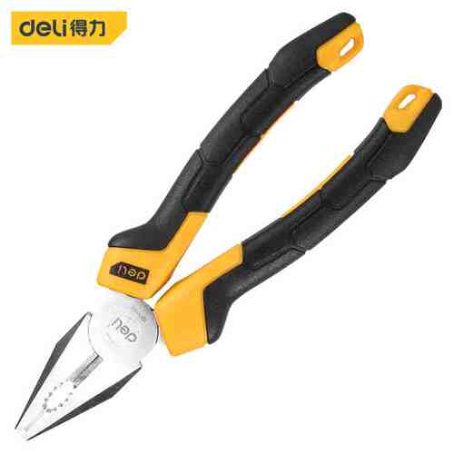 工具洛钒刚钢丝钳7寸180mm家用钢丝钳专业老虎钳 DL2007Z