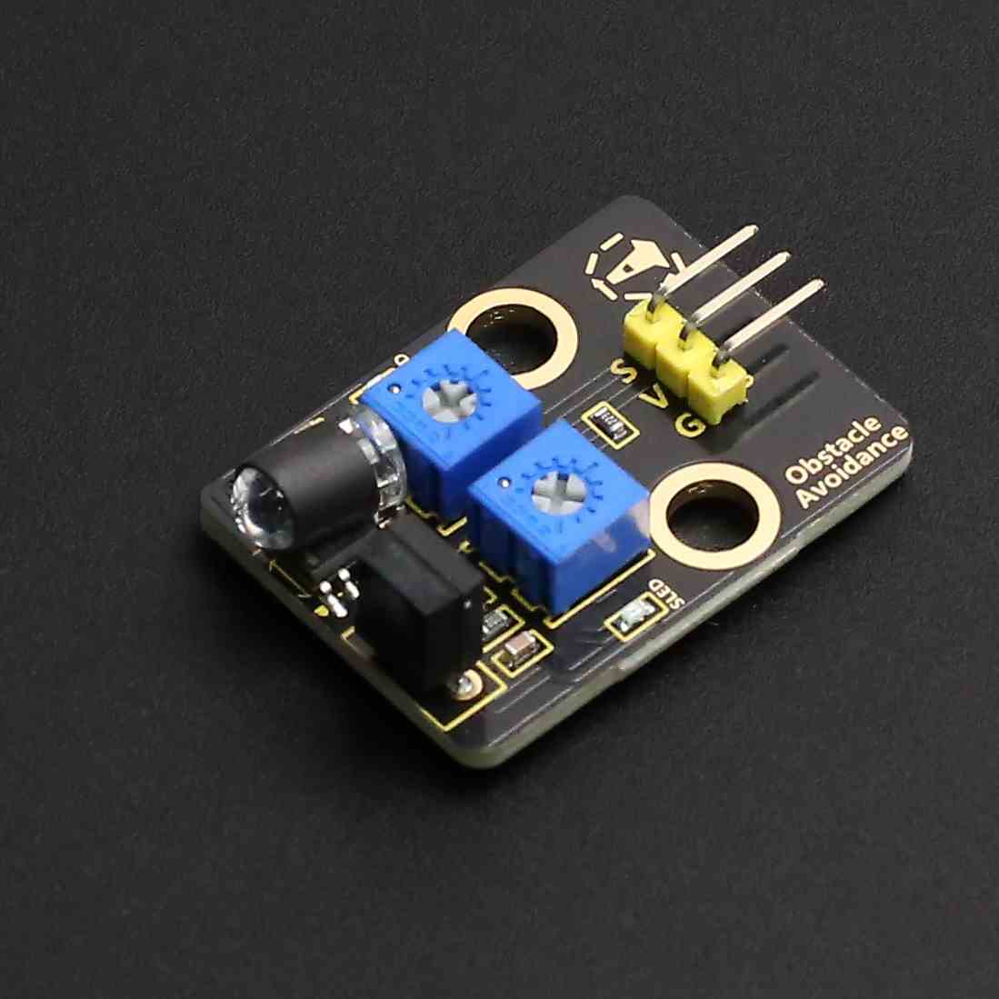 红外避障传感器模块智能机器人避障小车黑白线循迹识别