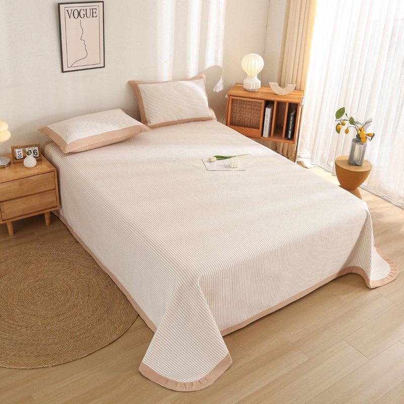 纯棉加厚老粗布床单单件凉席三件套单人学生宿舍全棉被单亚麻炕单,床上用品,床单,淘宝优惠券,粉丝福利购,淘宝优惠卷