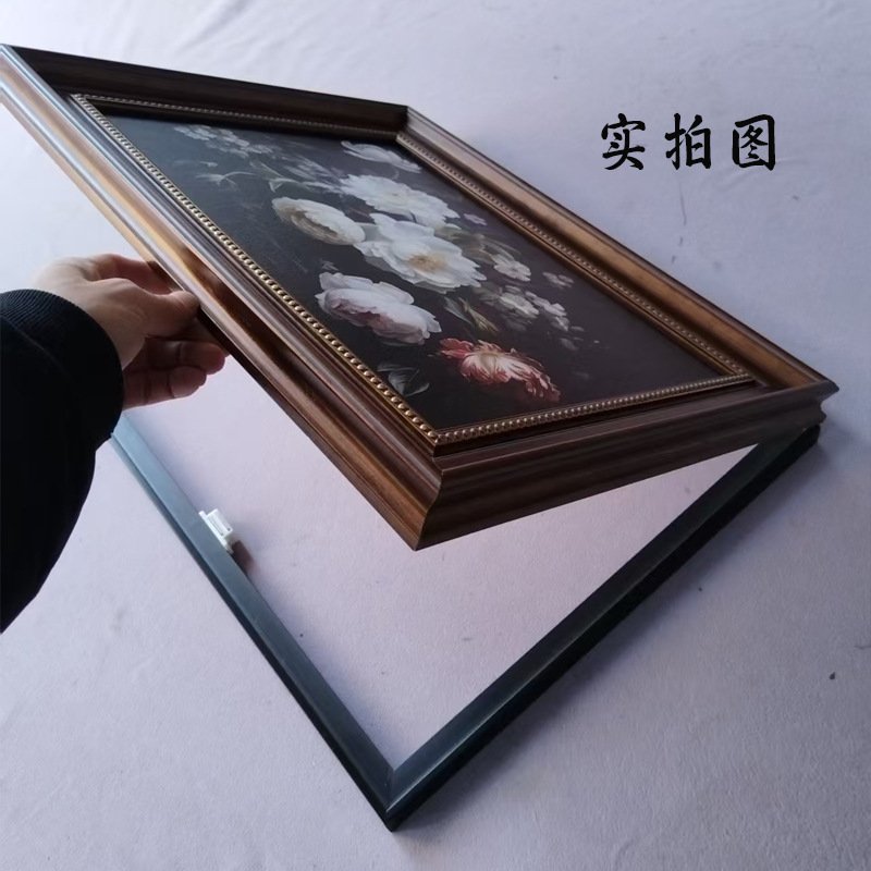 电表箱装饰画欧式复古花卉挂画美式餐厅画电闸盒配电箱遮挡壁画