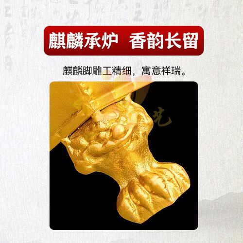 长方形四角香炉中式炉新中式四方铸铁合金铁炉礼佛香炉家用摆件