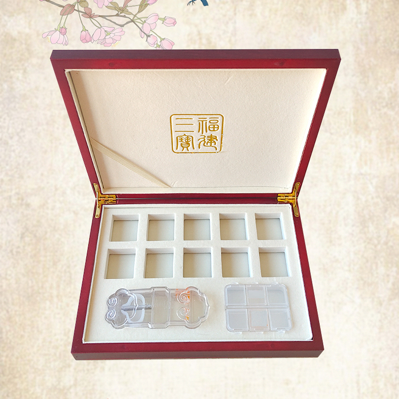 漳州片仔癀礼品盒6颗装木