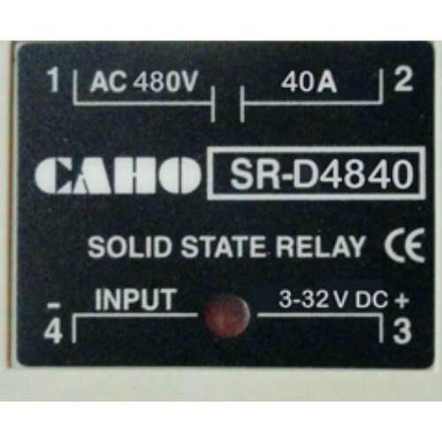 固态继电器 CAHO SR-D4840 AC480V 40A D4825 25A 直流控制交流