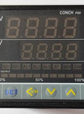台湾温控表 CONCH P50-2020-000A 2路报警 72X72MM 数显温控器