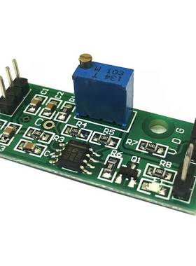 LM393电压比较器模块可调精密信号波形整形高电平双路输出LED指示