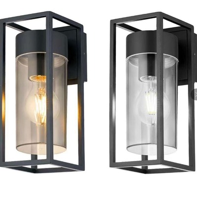 美式乡村工业复古铁艺玻璃箱餐厅北欧创意酒吧过道loft墙壁灯简约