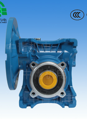 迪龙传动 铝合金蜗轮蜗杆减速器 NMRV063-50型法兰输入减速机