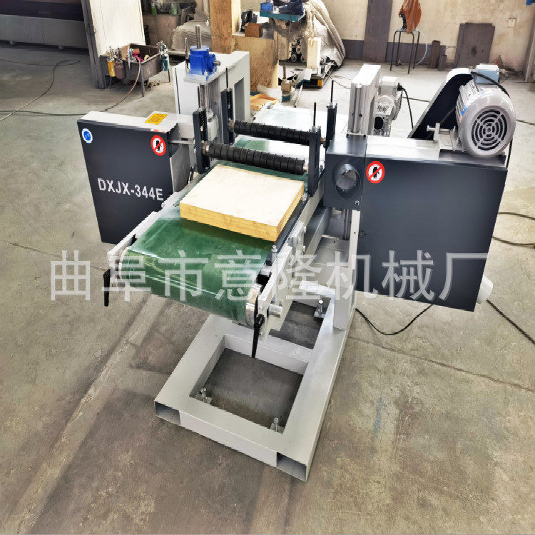 海绵切割滑轨推台带锯机配无齿锯条磨刀石 石头切片带锯机效率快