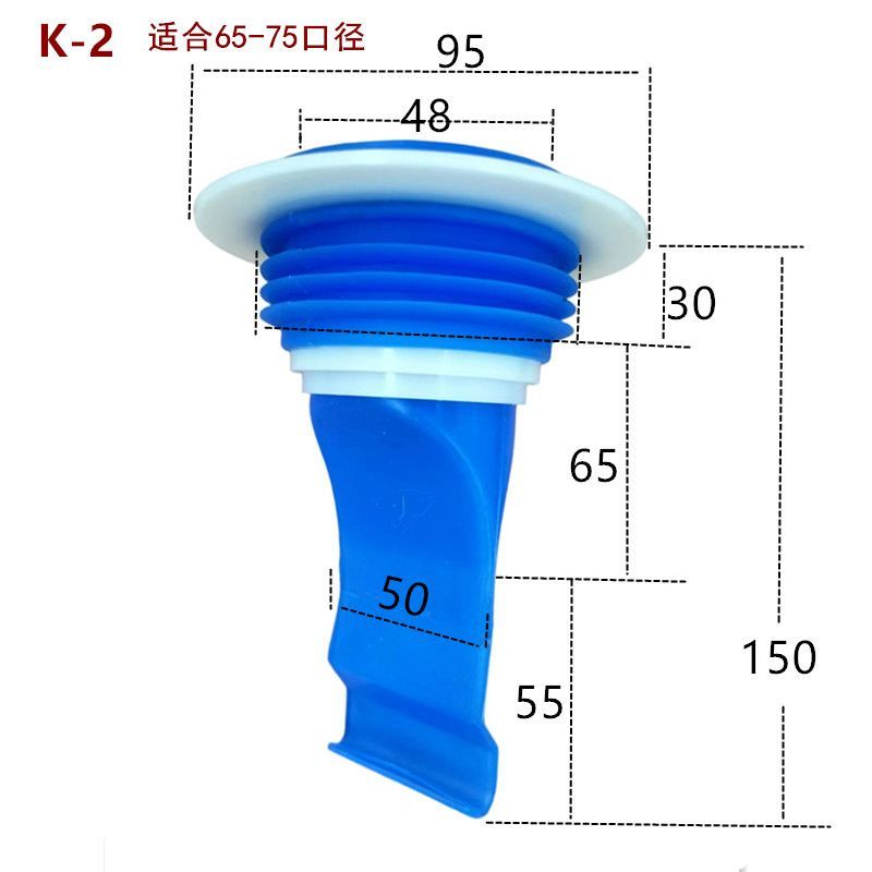 加长防臭内芯圆形地漏老式断层错位硅胶延长管防虫通用神器