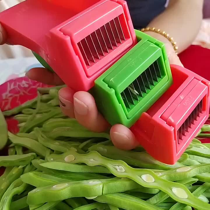 家用手摇豆角切丝器大号芸豆拉丝插豇豆多功能切菜工具
