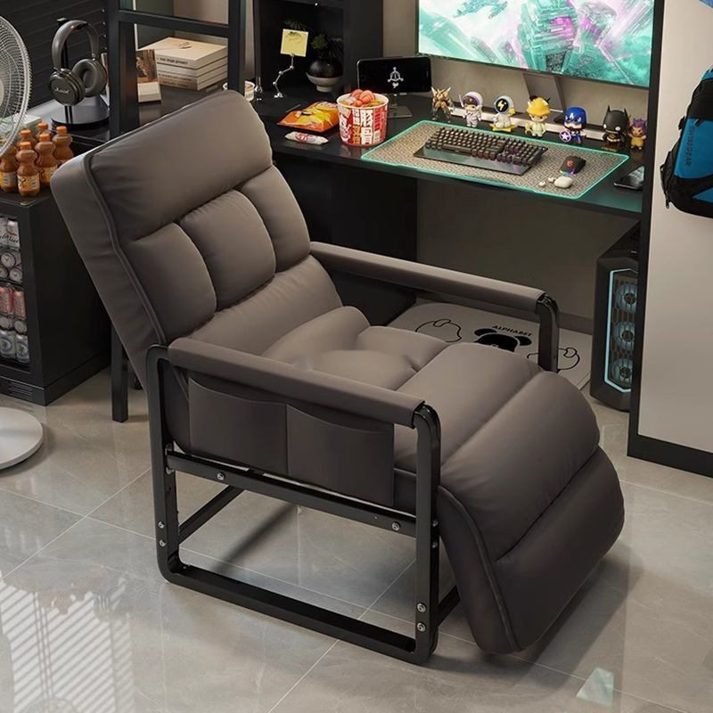 家用电脑椅子办公室午休折叠休闲耐用单人椅子坐躺两用懒人沙发床