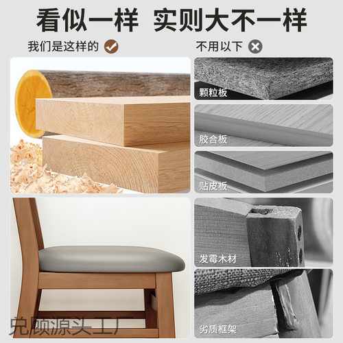 餐椅家用茶桌主人椅咖啡厅复古靠背凳子酒店商用洽谈实木餐桌椅子