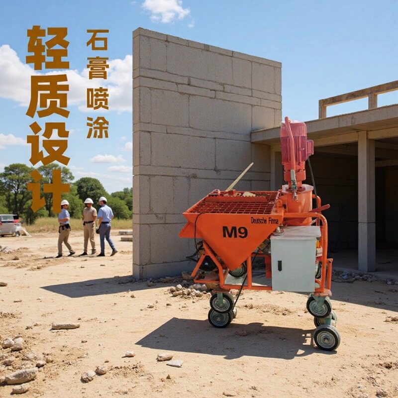 全自动石膏喷涂机厂家供应粉刷石膏抹灰设备石膏砂浆喷浆机