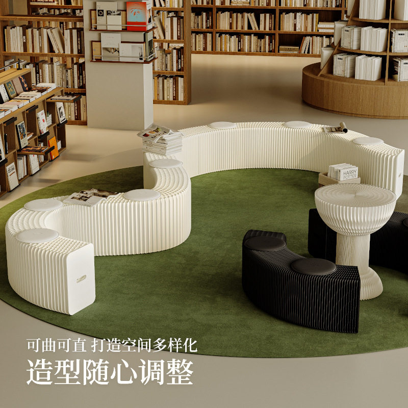 风琴纸伸缩折叠凳皮垫可印logo