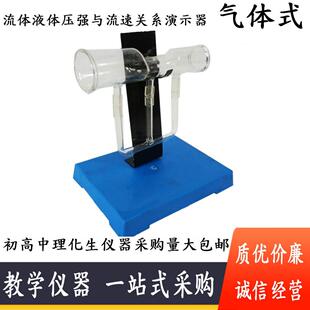流体流速与压强关系演示器液体气体两用流体流速初中物理新课标