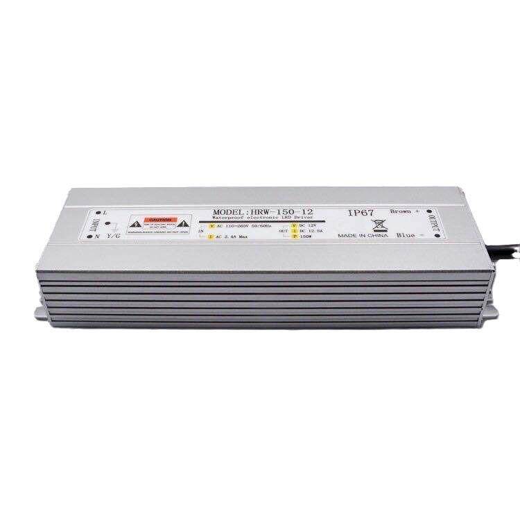 12v24v150W防水电源led灯带灯条监控发光字ip67防水电源直销