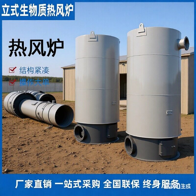 养殖专用燃煤烧柴热风炉100万卡