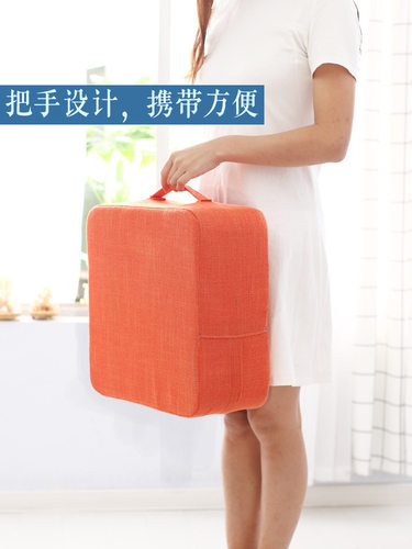 ?方形蒲团坐垫加厚榻榻米地板坐垫地上可拆洗棉麻布艺家用坐墩