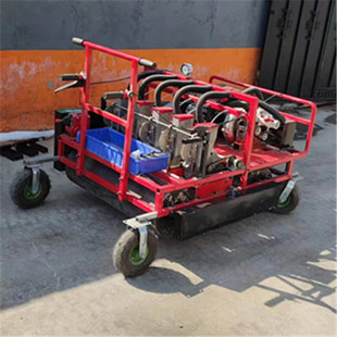 气吸蔬菜播种机 一穴一粒大葱菠菜香菜汽油机自走式蔬菜播种机