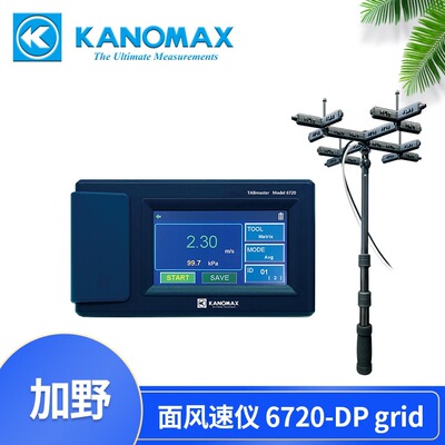 日本加野Kanomax面风速仪6720-DP grid皮托管风速仪