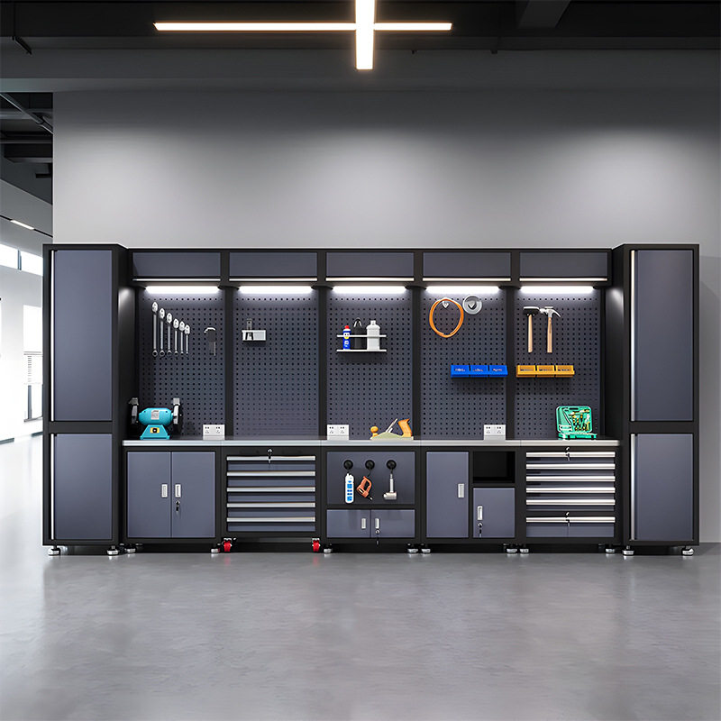 多功能维修工作汽修零件柜组合工具柜移动工具车抽屉式重型工作台