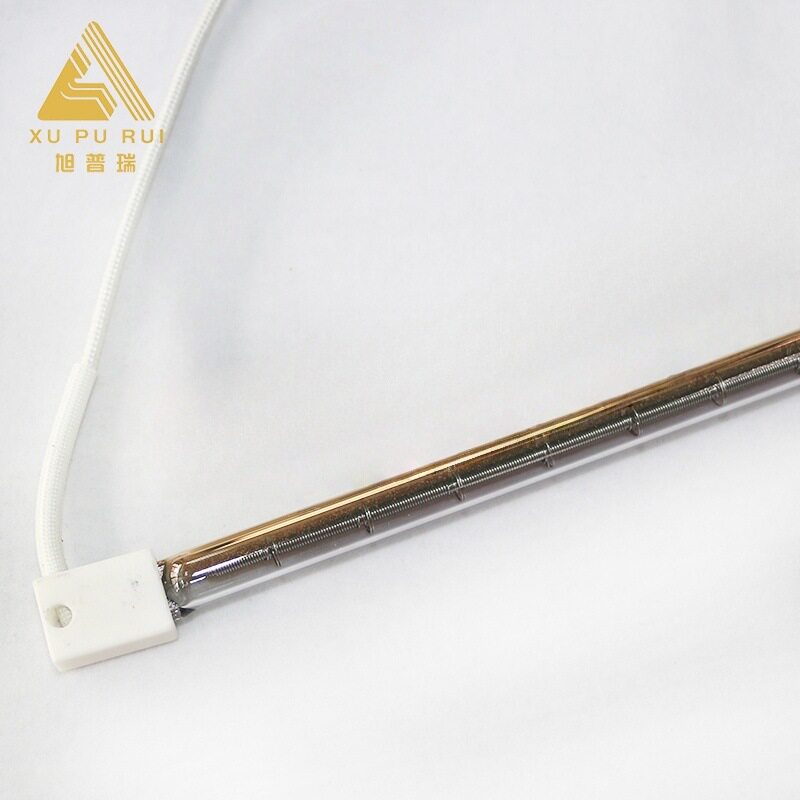 订置加热管近红外单管半镀金300-500w红外线灯功率长度可订置