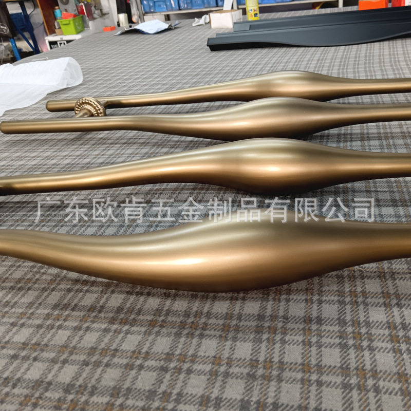 欧肯玫瑰金铝合金菊花形拉手